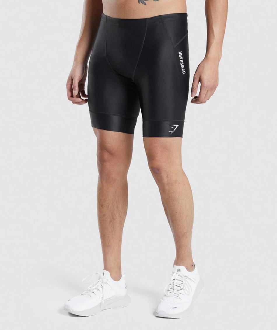 Szorty Męskie Gymshark Apex Multi Czarne | PL 3504ILH